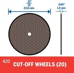 DREMEL 15-16 Cutting Disc for Metals7